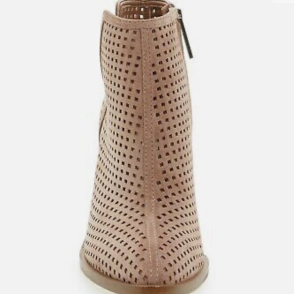 1state Larocka Perforated Leather Western Boot Blush Pink (sz 8) - Picture 3 of 3
